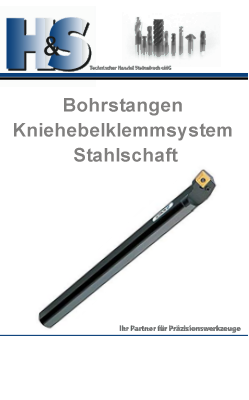 Bohrstangen mit Kniehebelklemmsystem