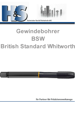 Gewindebohrer BSW Gewinde