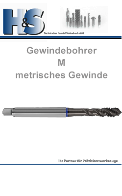 Gewindebohrer metrisches Regelgewinde