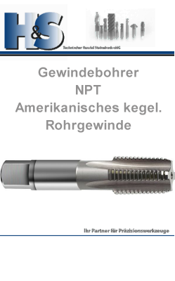 Gewindebohrer NPT Gewinde