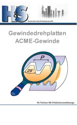 zu unseren Werkzeugen im Bereich Gewindedrehplatten ACME-Gewinde° Gewindedrehplatten ACME°