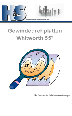 zu unseren Werkzeugen im Bereich Gewindedrehplatten Whitworth-Gewinde° Gewindedrehplatten Whitworth°