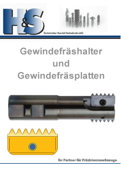 Gewindefräshalter und Gewindefräsplatten