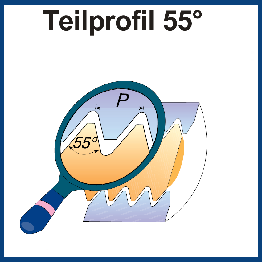 Teilprofil 55°