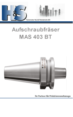 MAS 403 BT Steilkegelaufnahmen Aufschraubfräser