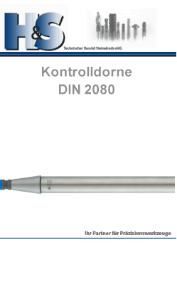 DIN 2080 Steilkegelaufnahmen Kontrolldorne