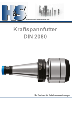 DIN 2080 Steilkegelaufnahmen Kraftspannfutter