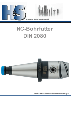 DIN 2080 Steilkegelaufnahmen NC-Bohrfutter
