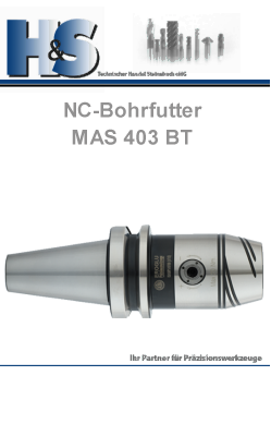 MAS 403 BT Steilkegelaufnahmen NC-Bohrfutter