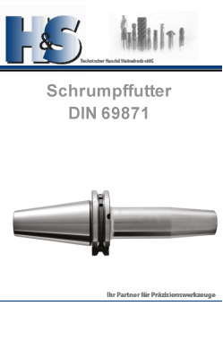 DIN 69871 Steilkegelaufnahmen Schrumpffutter