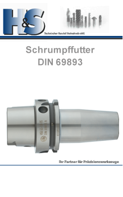 DIN 69893 Steilkegelaufnahmen Schrumpffutter