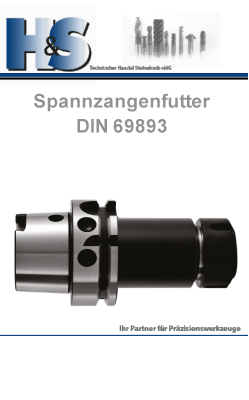 DIN 69893 Steilkegelaufnahmen Spannzangenfutter